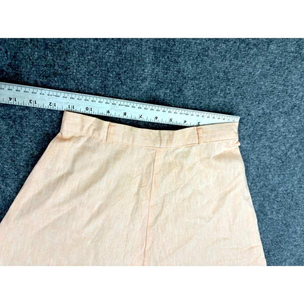 Vintage Bobbie Brooks Peach‎ A-Line Midi Skirt Womens Size 7 Retro Cottagecore - Picture 6 of 12